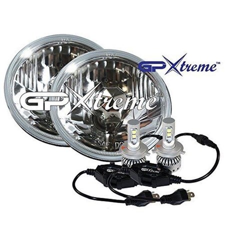Gp-Xtreme GP-Xtreme GP-H4-Cr-HL-VIII H4 8000Lm Cree LED Kit for Head; Fog & Day Time Running Lights GP-H4-Cr-HL-VIII